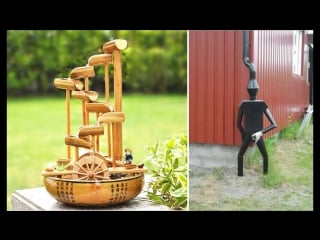 Amazing home made inventions bamboo water fountain (hammali & navai – пустите меня на танцпол)