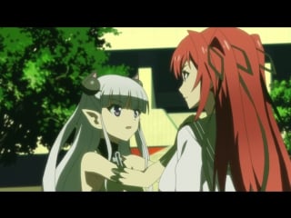 Shinmai maou no testament 7 серия без цензуры русская озвучка overlords / по велению адской сестры 07