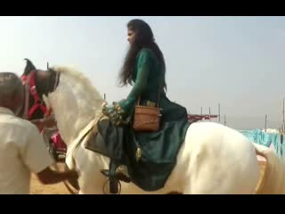 Pushkar mela horse riding