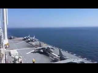 Полёт су 24 близ итальянского авианосца "juan сarlos i" на балтике