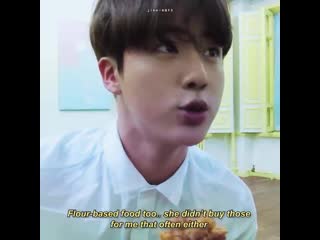 Seokjins love for his mom is the purest thing