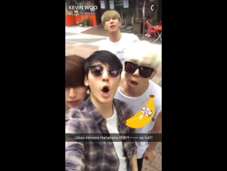 U kiss kevin snapchat update