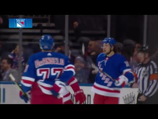 Gotta see it artemi panarin dangles alex biega, celebrates goal with leg kick