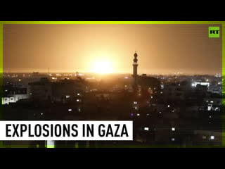 Israeli airstrike hits hamas' infrastructure in gaza strip