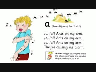 Lolly phonics letter a sound /a/