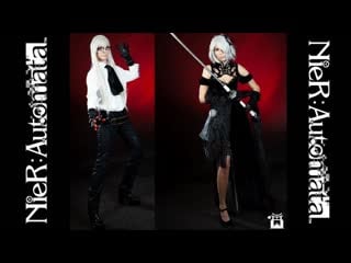 Nier automata 2b and adam cosplay at toguchi 2019