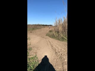 A few laps with my nephew 2stroke