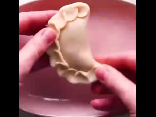Красивая лепка пельменей