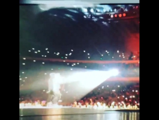 Brian littrell so this is my sons view and time laps for i'll never break your heart last night mexico city