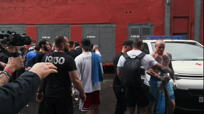 Артур "акаб" кулинский потасоа/драка с абубакар "добряк" мамедов после боя (hardcore fighting / бои на голых кулаках)