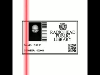 Today's appointed librarian of the radiohead public library is philip
