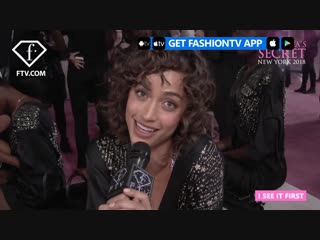 Alanna arrington subah koj backstage victorias secret fashion show 2018 fashiontv ftv