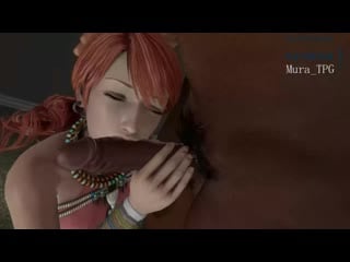 Oerba dia vanille licking; minet; blowjob; handjob; 3d sex porno hentai; [final fantasy xiii]