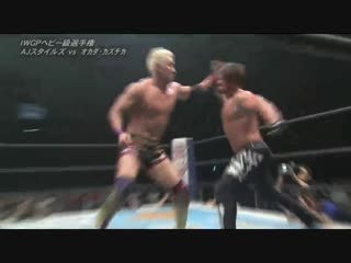 Aj styles (c) vs kazuchika okada