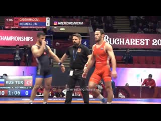 Akhmed gadzhimagomedov (rus) df muhammet kotanoglu (tur)