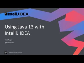 Java 13 and intellij idea