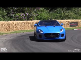 Jaguar f type gets porn at goodwood! terry grants two wheeled hillclimb, dr