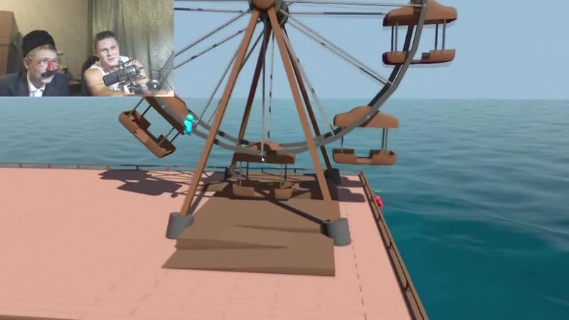 [frost] gang beasts фрост и снейк борцухи с вебкой №2