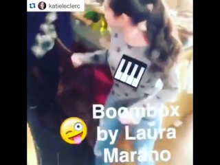 «#repost @katieleclerc thanks to @lauramarano we all just had a #spontaneousdanceparty on set! »