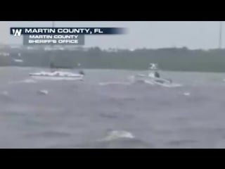 Wow heroic efforts by the martin county sheriff's department to rescue two people from a boat during hurricaneirma