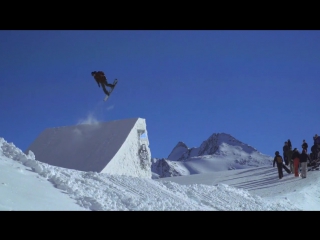 The swiss snowboard team in stubai