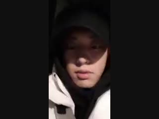181214 chanyeol instagram live