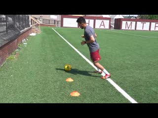 Individual soccer drills ball coontrol speed and agility fitness