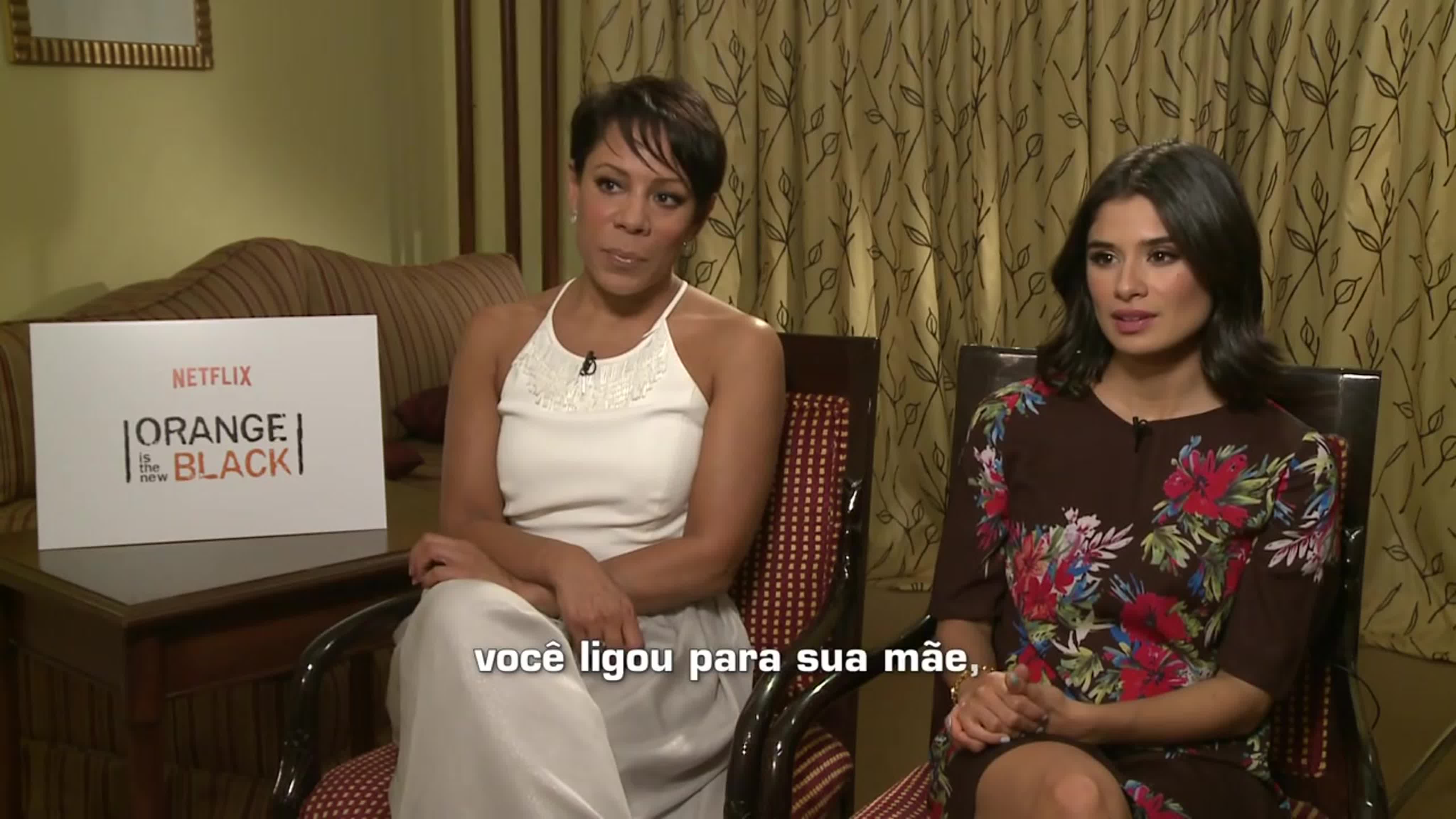 Oitnb interview selenis leyva and diane guerrero orange is the new black e