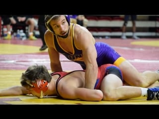 Bryce sheffer (siue unat) vs jake hodges (uni) 141lbs