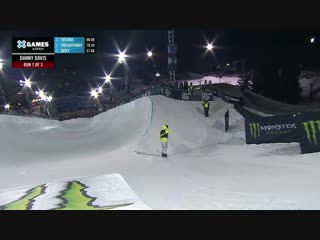 Danny davis wins mens snowboard superpipe bronze ¦ x games aspen 2019