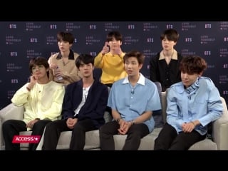 180518 bts on their favorite body parts & their fan organized purple ribbon army @ access