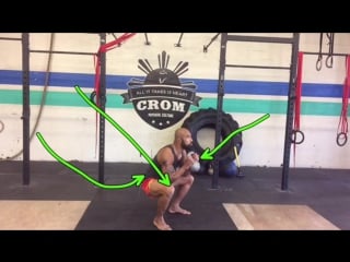 How to perform a goblet squat muay thai conditioning