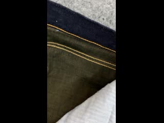 Tanuki x denimio collab kusaki denim 14oz