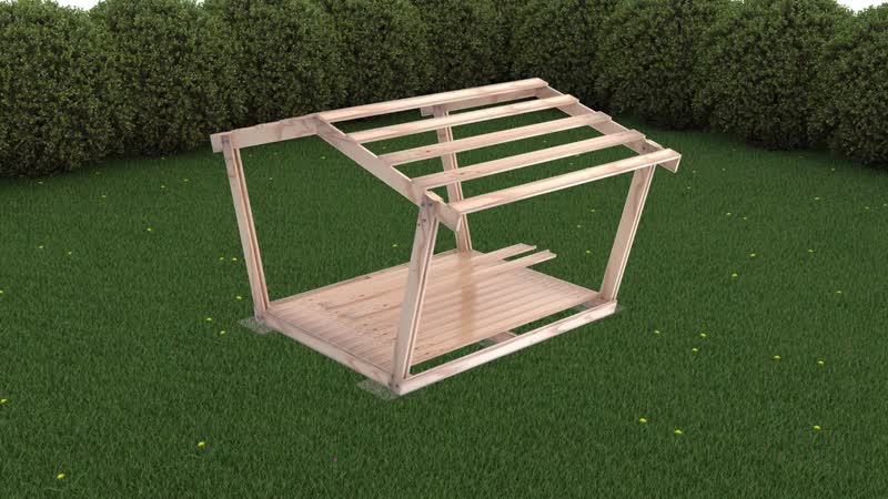 Беседка своими руками пошаговое строительство схемы видео