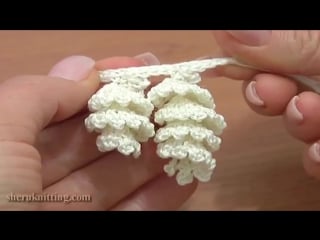Shibori live how to crochet curly fringe tutorial 2 crochet spirals edging