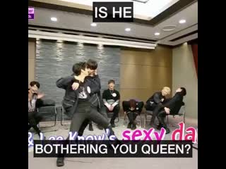 Is he breakdances bothering you