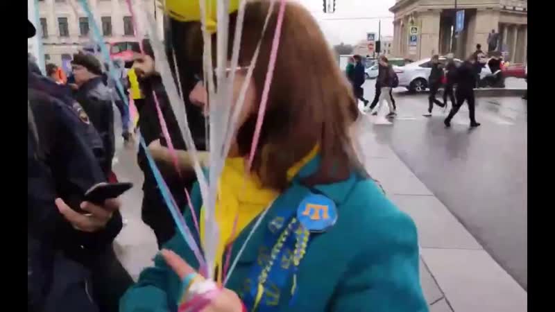 В питере начался марш предателей требования у скакунов как обычно отдать крым и покая mp4