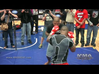 Ufc 145 rashad evans pre fight open workout