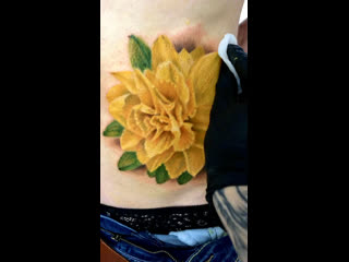 Caroline friedmann tattoo flower