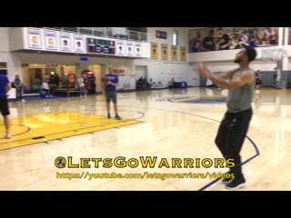 Steph curry 💦 splashing at warriors (3 1) practice in oakland, day before la clippers game 5