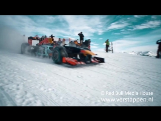 Max verstappen vs aksel lund svindal on top of hahnenkamm mountain, kitzbühel