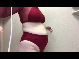 Bikini belly water inflation