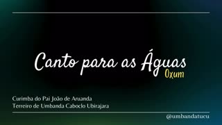 Oxum minh’alma foi pras águas