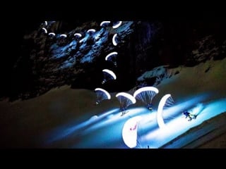 Speed riding at night in chamonix moonline