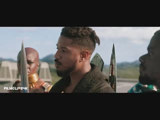 Black panther vs killmonger final battle fight scene black panther 2018 movie clip hd mp4