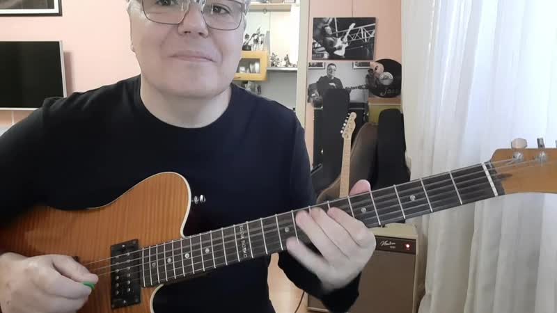 Рубрика "гитарные разминки" мелодическая идея, построенная по гармоническому минору для е7 😜