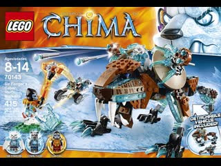 Конструктор lego chima 70143 саблезубый ходок сэра фангара сборка и обзор