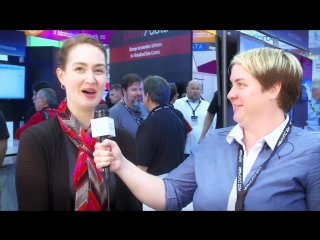 Cisco roving reporter lauren malhoit интервью amy lewis на vmworld 2014 о cisco champions