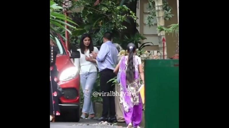 #priyankachopra with #nickjonas and best friend #sudeepdutt today at st catherine's orphanage @viralbhayani