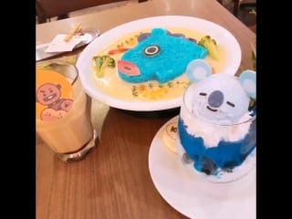 Bt21 cafe x rap line @bts twt